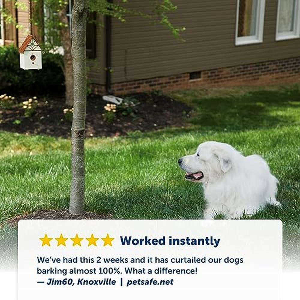 PetSafe Outdoor Ultrasonic Bark Control – In Use