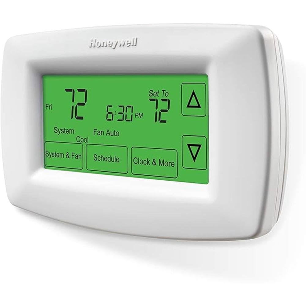 Honeywell Home RTH7600D: 7-Day Programmable Touchscreen – Front View