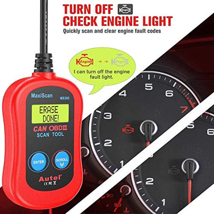 Autel MS300 OBD2 Scanner Code Reader – In Use