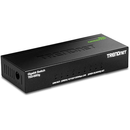 TRENDnet 8-Port Mini Gigabit Switch – Front View