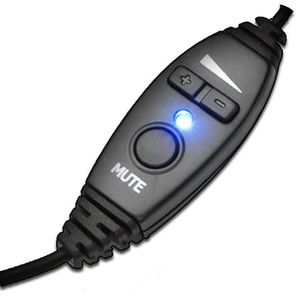 Andrea Communications NC-181VM USB On-Ear Monaural Computer – In Use