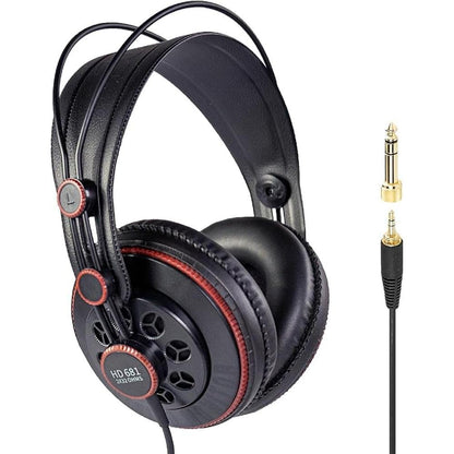 Superlux HD681 Semi-Open Back Wired Over Ear Headphone with – Front View