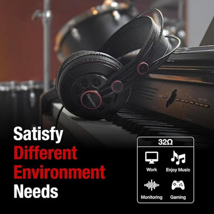 Superlux HD681 Semi-Open Back Wired Over Ear Headphone with – Side View