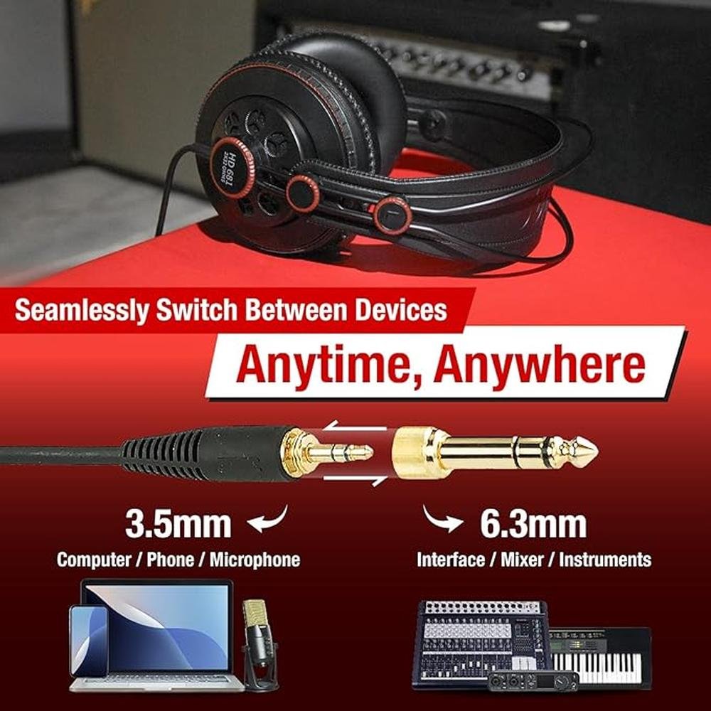 Superlux HD681 Semi-Open Back Wired Over Ear Headphone with – Close-up Detail