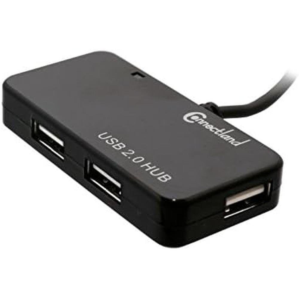 Connectland CL-HUB20033 Ultra Slim USB 2.0 4 Port Hub for – In Use