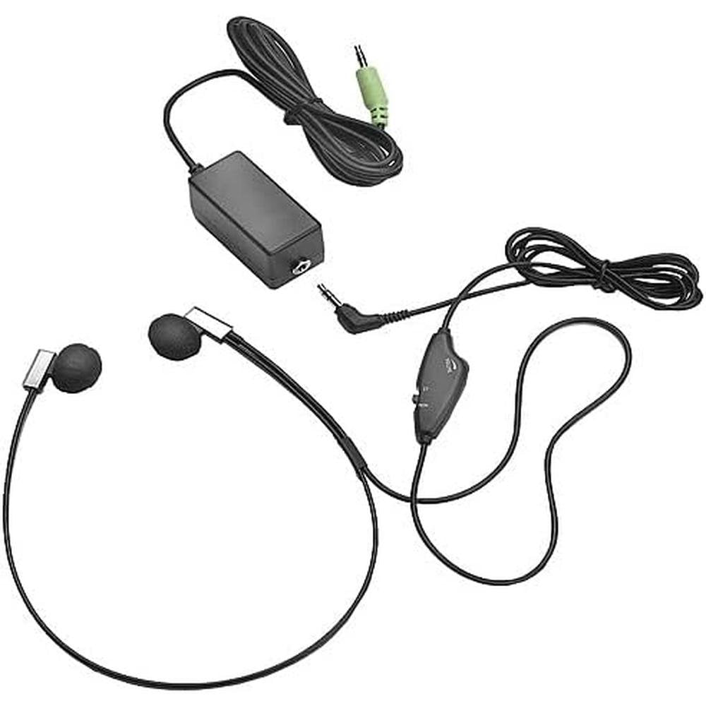 Flexfone FLX-10 Twin Speaker Transcription Headset with – Front View