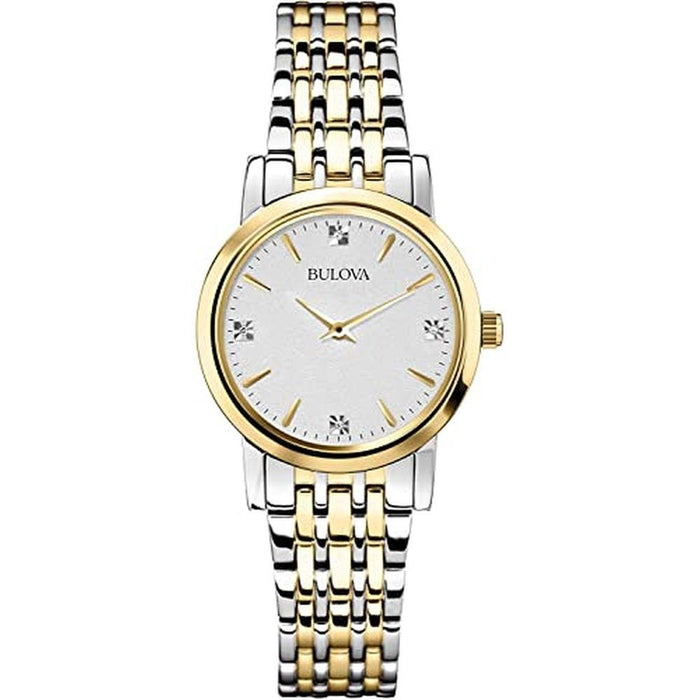 Dial Bulova: Bulova 98P115 Classic Diamond Dial Two-Tone – Front View