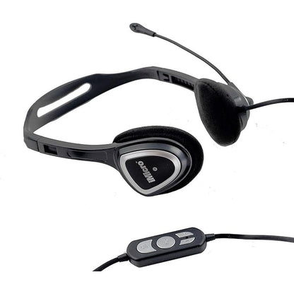 SP-IM320 USB Dual Headset with Adjustable Microphone Noise – Side View