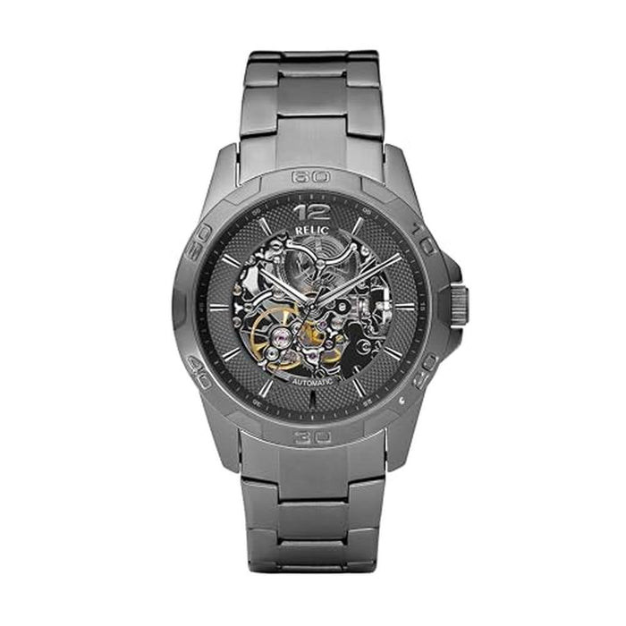 RELIC Men's Analog Display Gray Watch (Model: ZR11853) – Front View