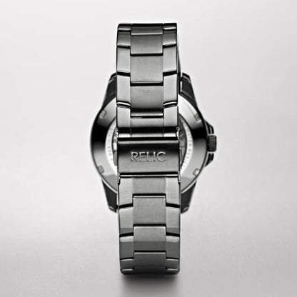 RELIC Men's Analog Display Gray Watch (Model: ZR11853) – Close-up Detail