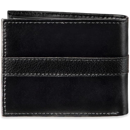 Tommy Hilfiger Men's Classic Bifold Wallet – Close-up Detail