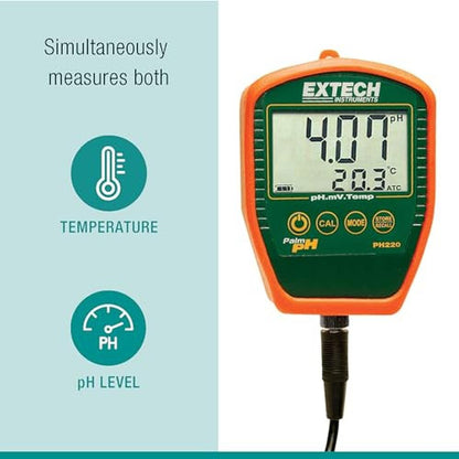Premium Waterproof Palm pH Meters – Close-up Detail