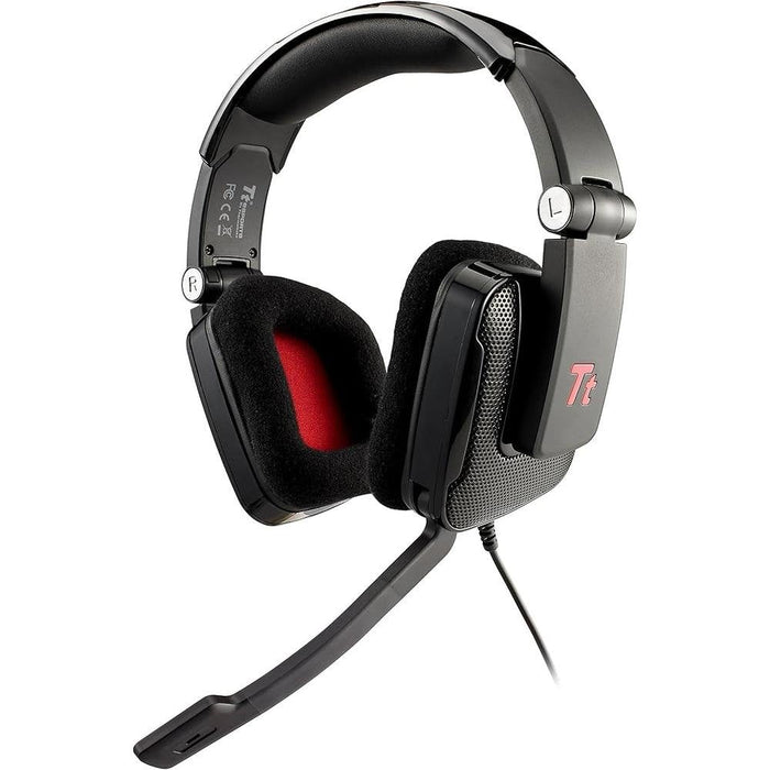 Thermaltake HT-SHK002ECBL Esports Shock Gaming Headset – Front View