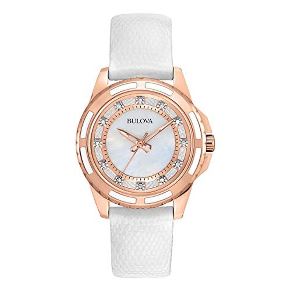 Bulova Ladies' Classic Diamond Watch – Front View