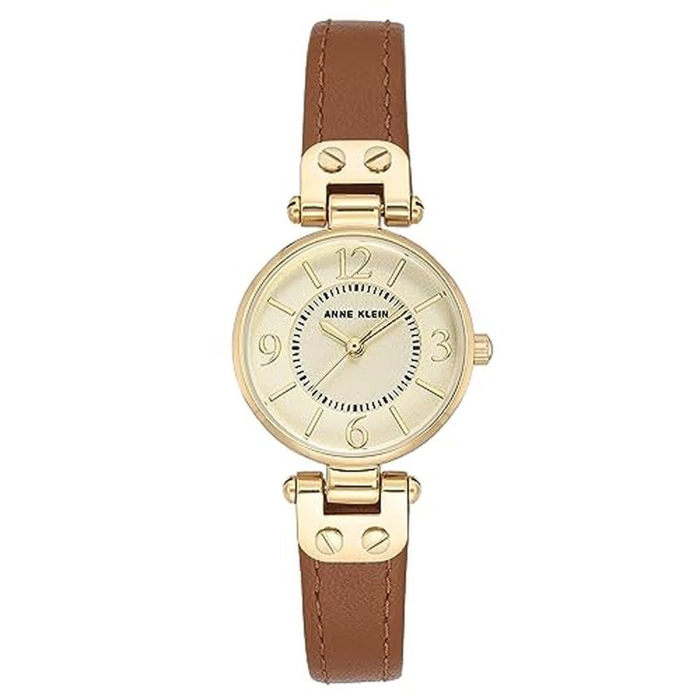 Anne Klein Women's 109442CHHY Gold-Tone Watch with – Front View