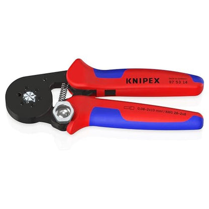 Knipex Tools: KNIPEX 97 53 14 Crimping Pliers Self-Adjusting – Side View