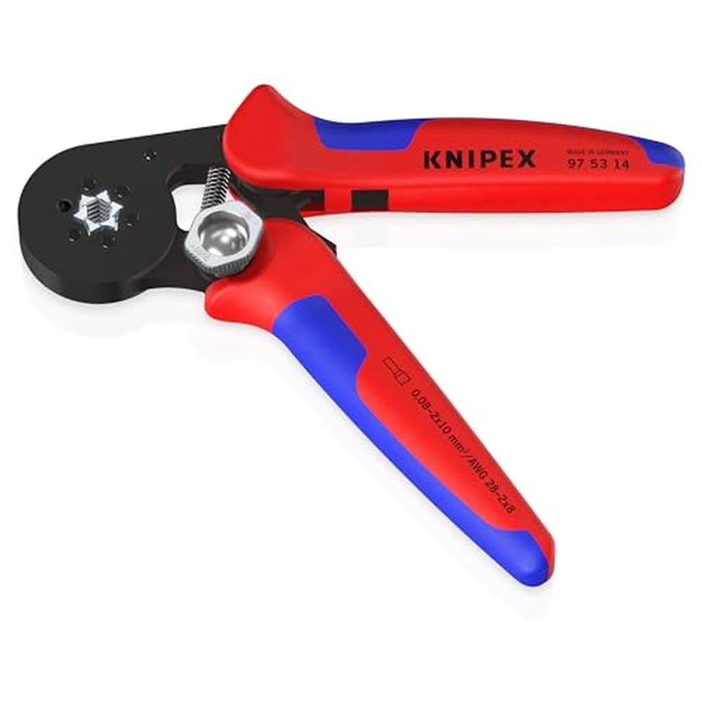 Knipex Tools: KNIPEX 97 53 14 Crimping Pliers Self-Adjusting – Close-up Detail