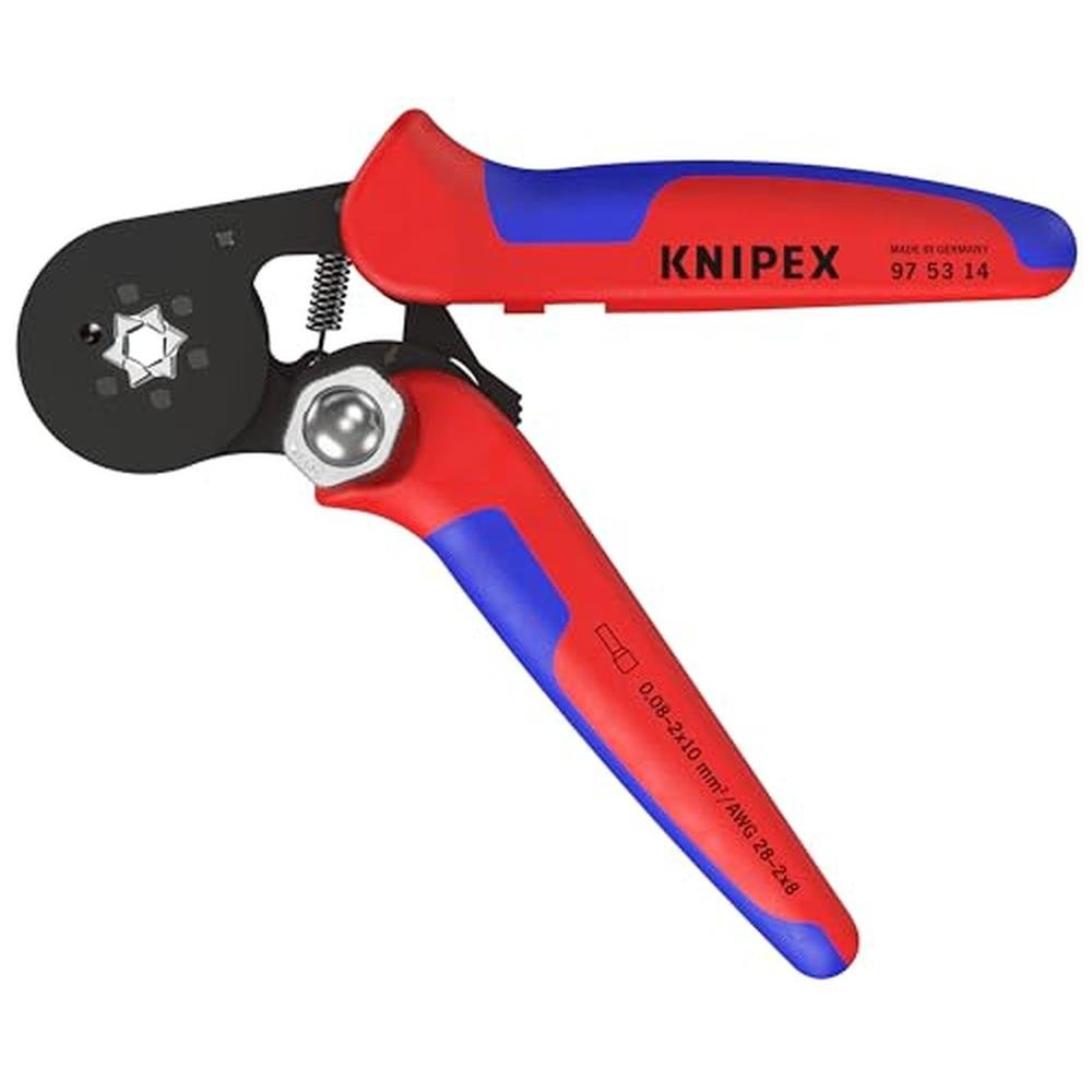 Knipex Tools: KNIPEX 97 53 14 Crimping Pliers Self-Adjusting – In Use