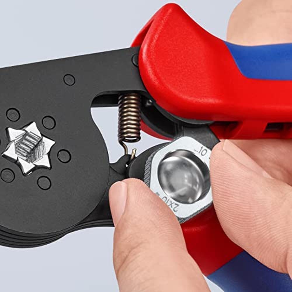 Knipex Tools: KNIPEX 97 53 14 Crimping Pliers Self-Adjusting – Packaging