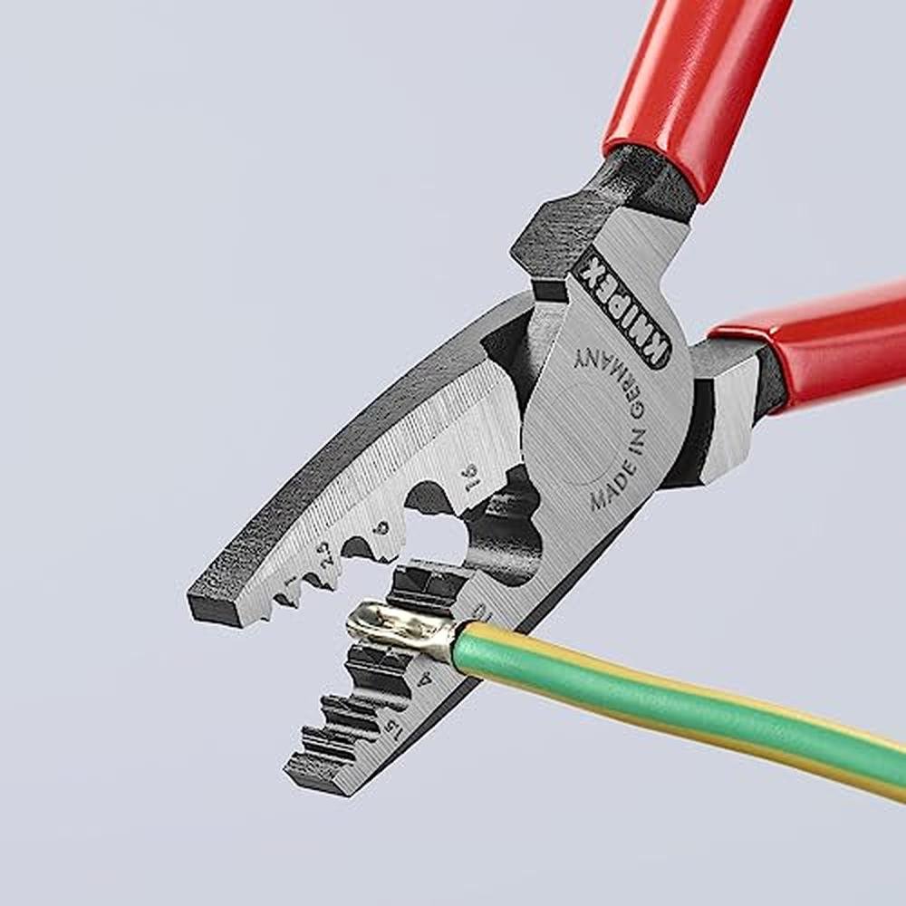 Knipex Crimping Pliers for Wire Ferrules – In Use