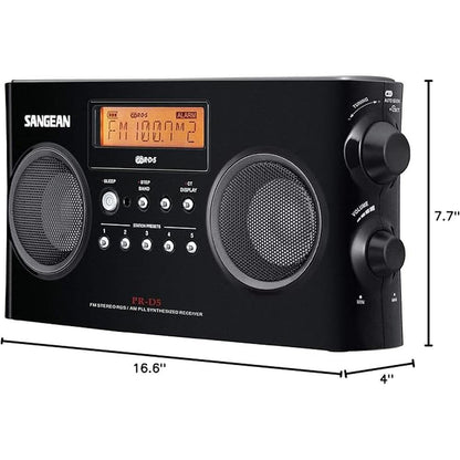Sangean Portable Radio: Sangean PR-D5 BK AM/FM Digital – Close-up Detail