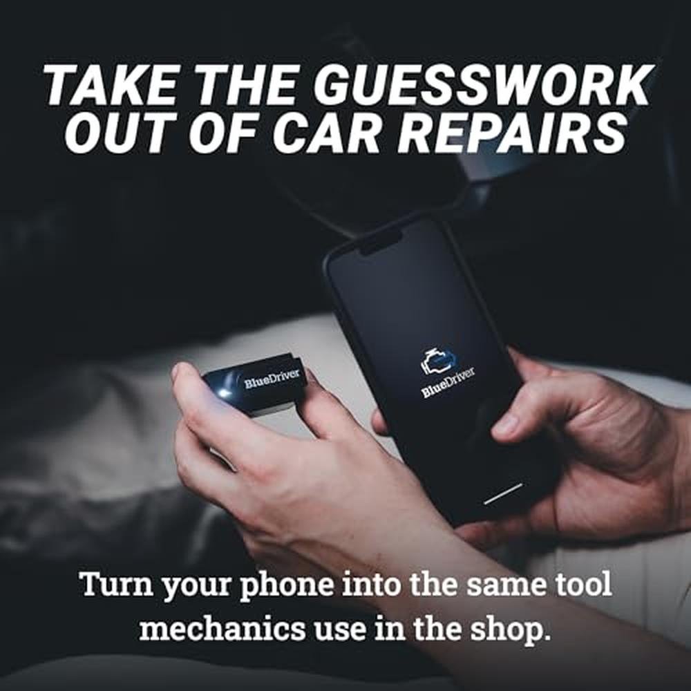 BlueDriver Bluetooth Pro OBDII Scan Tool for iPhone & – Side View