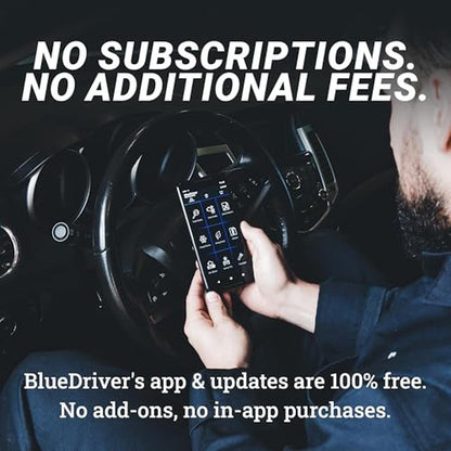 BlueDriver Bluetooth Pro OBDII Scan Tool for iPhone & – In Use
