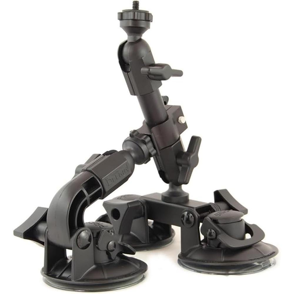 Delkin Devices Fat Gecko Triple Suction Camera Mount – Front View