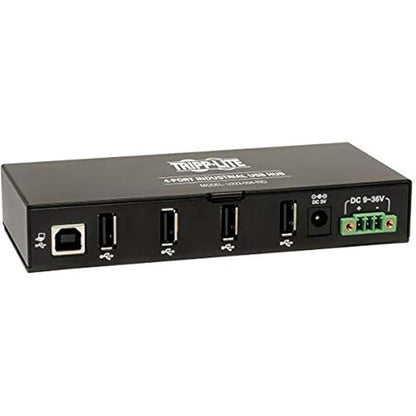 Tripp Lite 4-Port Rugged Industrial USB 2.0 Hi-Speed Hub w – Front View