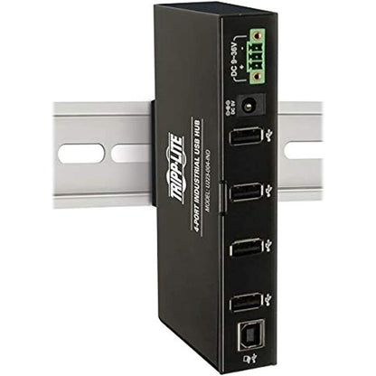 Tripp Lite 4-Port Rugged Industrial USB 2.0 Hi-Speed Hub w – Side View