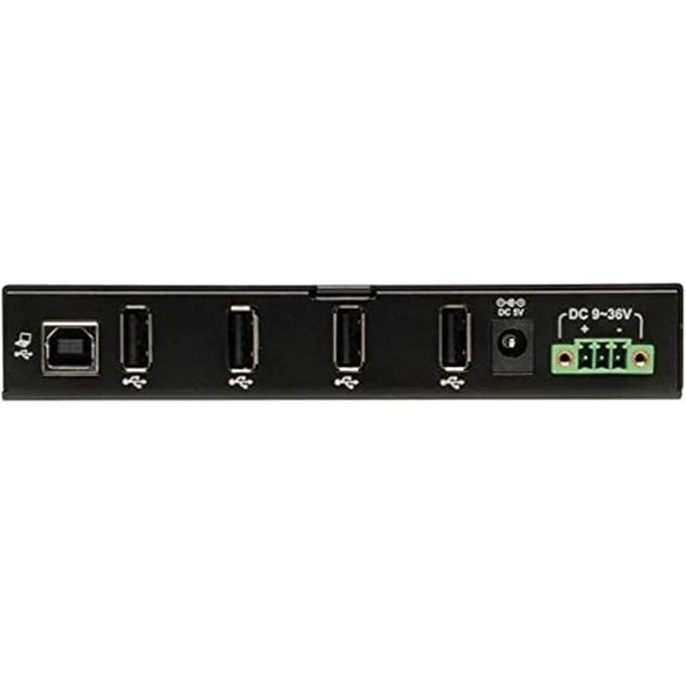 Tripp Lite 4-Port Rugged Industrial USB 2.0 Hi-Speed Hub w – Close-up Detail