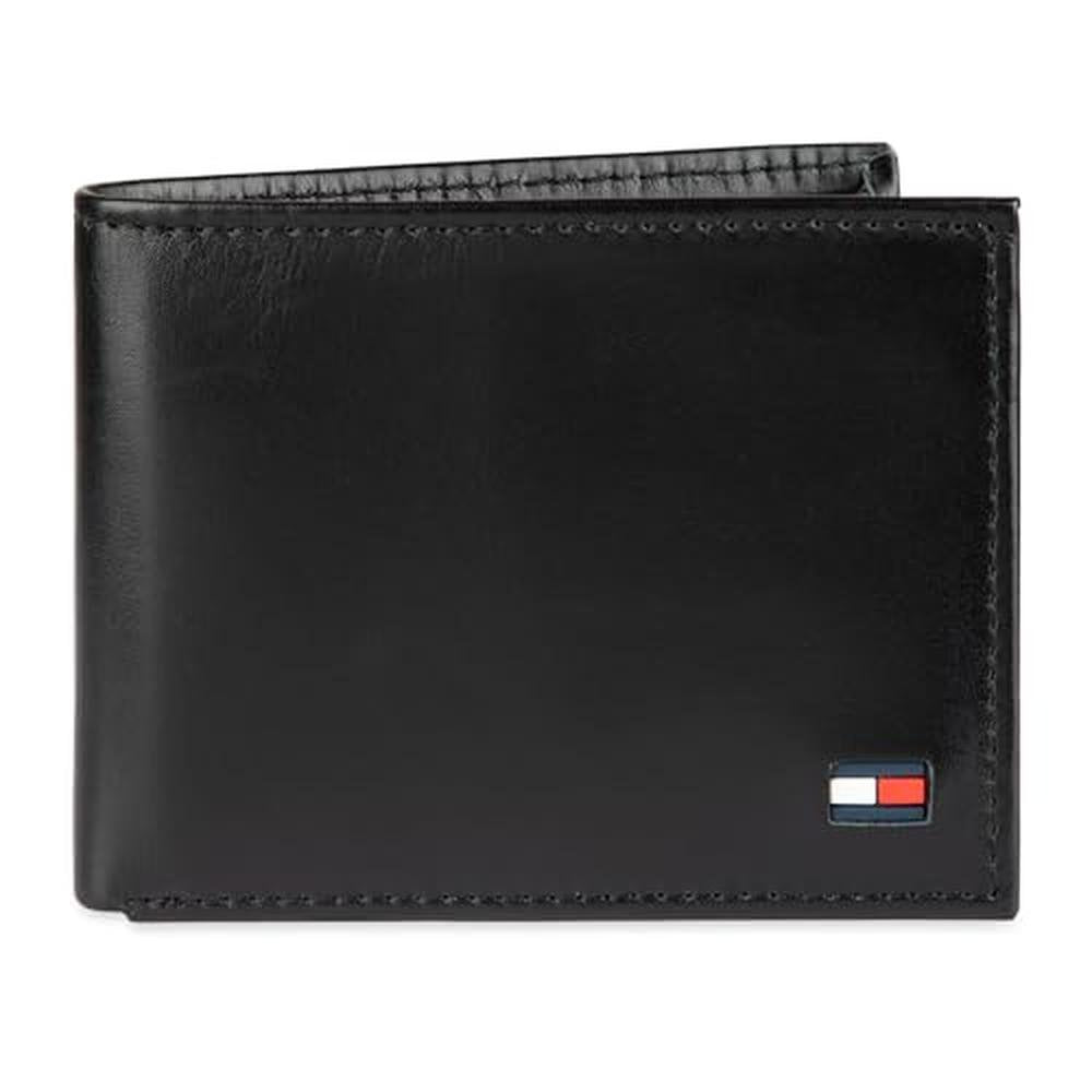 Tommy Hilfiger: Men's Leather Wallet Slim Bifold with 6 – Front View