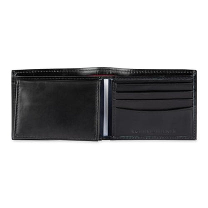 Tommy Hilfiger: Men's Leather Wallet Slim Bifold with 6 – Side View