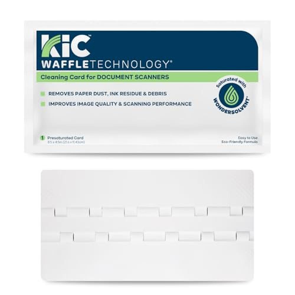 Cleaning Cards: KICTeam Waffletechnology Presaturated with – Front View