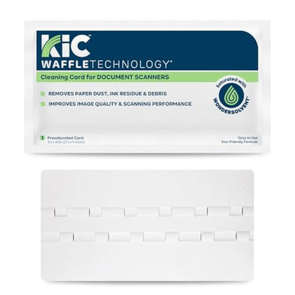 Cleaning Cards: KICTeam Waffletechnology Presaturated with – Front View