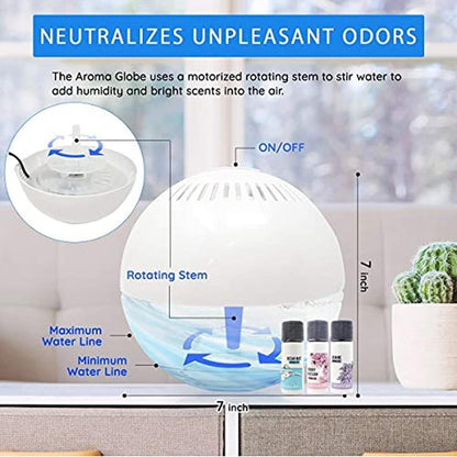 Air Revitalizer: Daiwa Felicity Aroma Globe Air & Room – Side View