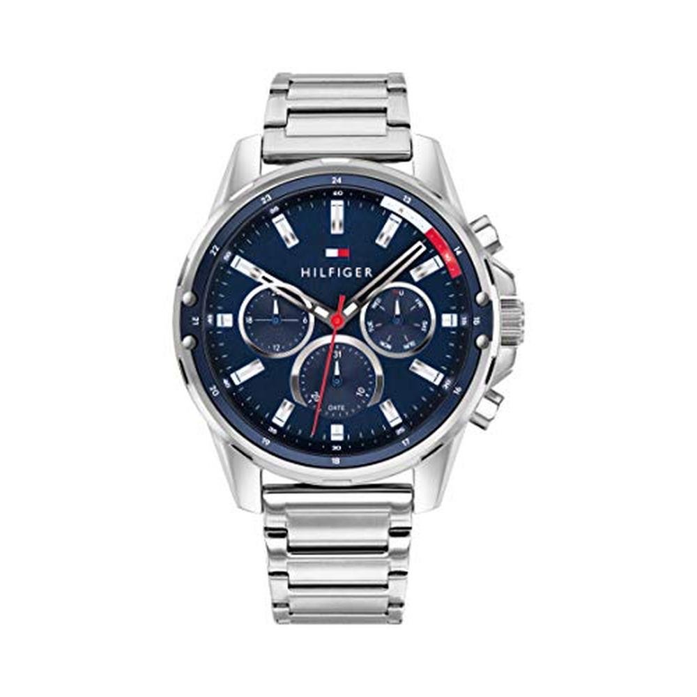 High-End Timepieces: Tommy Hilfiger Men's Quartz Stainless – Front View
