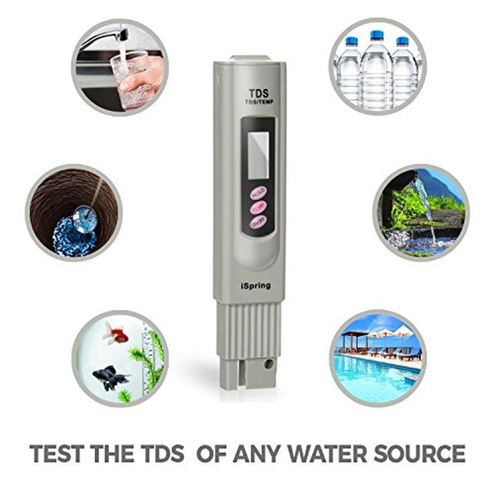 Water Quality Analysis: iSpring TDS 3-Button Digital Water – Close-up Detail