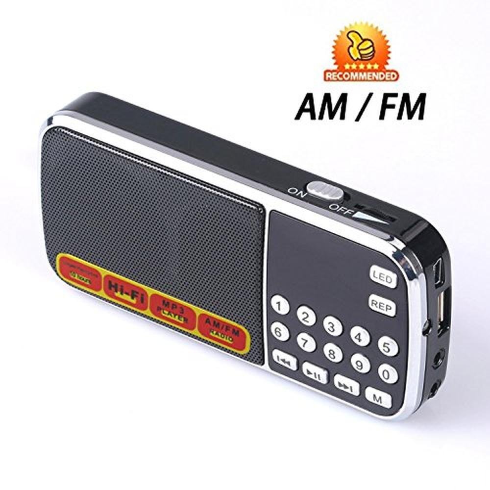 Mfine Mini Speakers: Portable Music Player with Micro SD/TF – Close-up Detail
