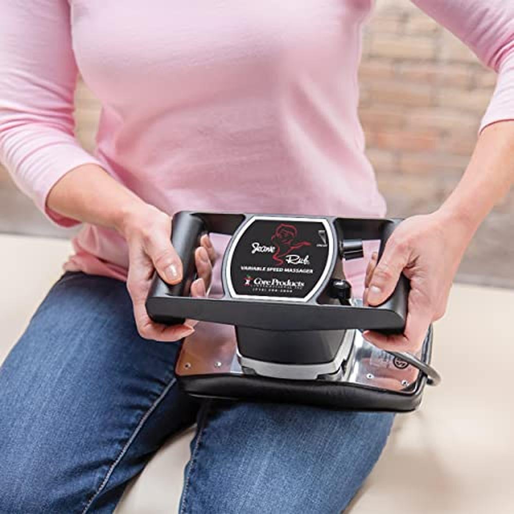 Massager Back: Core Products Jeanie Rub Variable Speed Deep – In Use