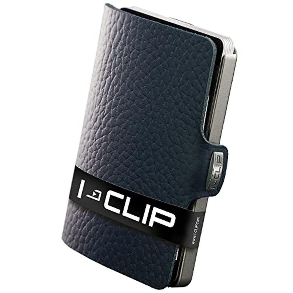 Clip Men's Wallet: I-CLIP Premium Leather Wallet Versatile – Front View