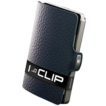 Clip Men's Wallet: I-CLIP Premium Leather Wallet Versatile – Front View