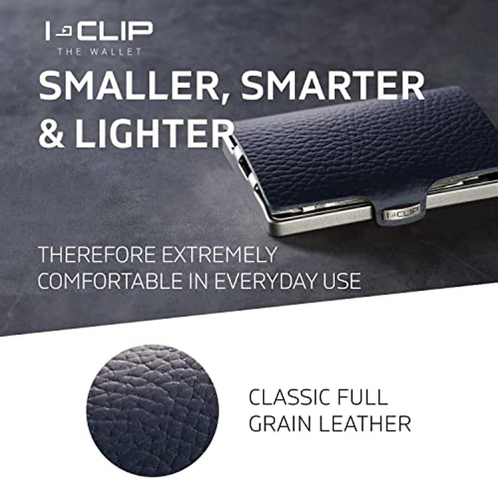 Clip Men's Wallet: I-CLIP Premium Leather Wallet Versatile – In Use