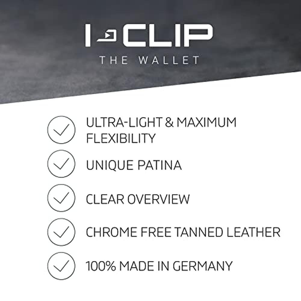 Clip Men's Wallet: I-CLIP Premium Leather Wallet Versatile – Packaging
