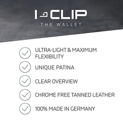Clip Men's Wallet: I-CLIP Premium Leather Wallet Versatile – Packaging