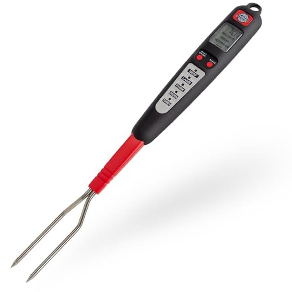 Digital Meat Thermometer: Premium Electronic Probe with – Front View