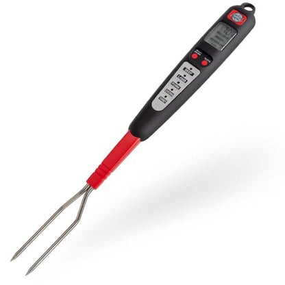 Digital Meat Thermometer: Premium Electronic Probe with – Front View