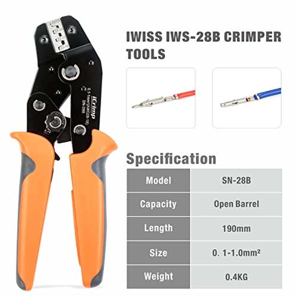 Icrimp Dupont: Dupont Icrimp SN-28B Crimping Tool for 3.96mm – Side View