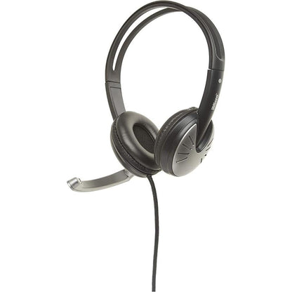 IMME282 USB Dual Headset with Adjustable Microphone Noise – Front View