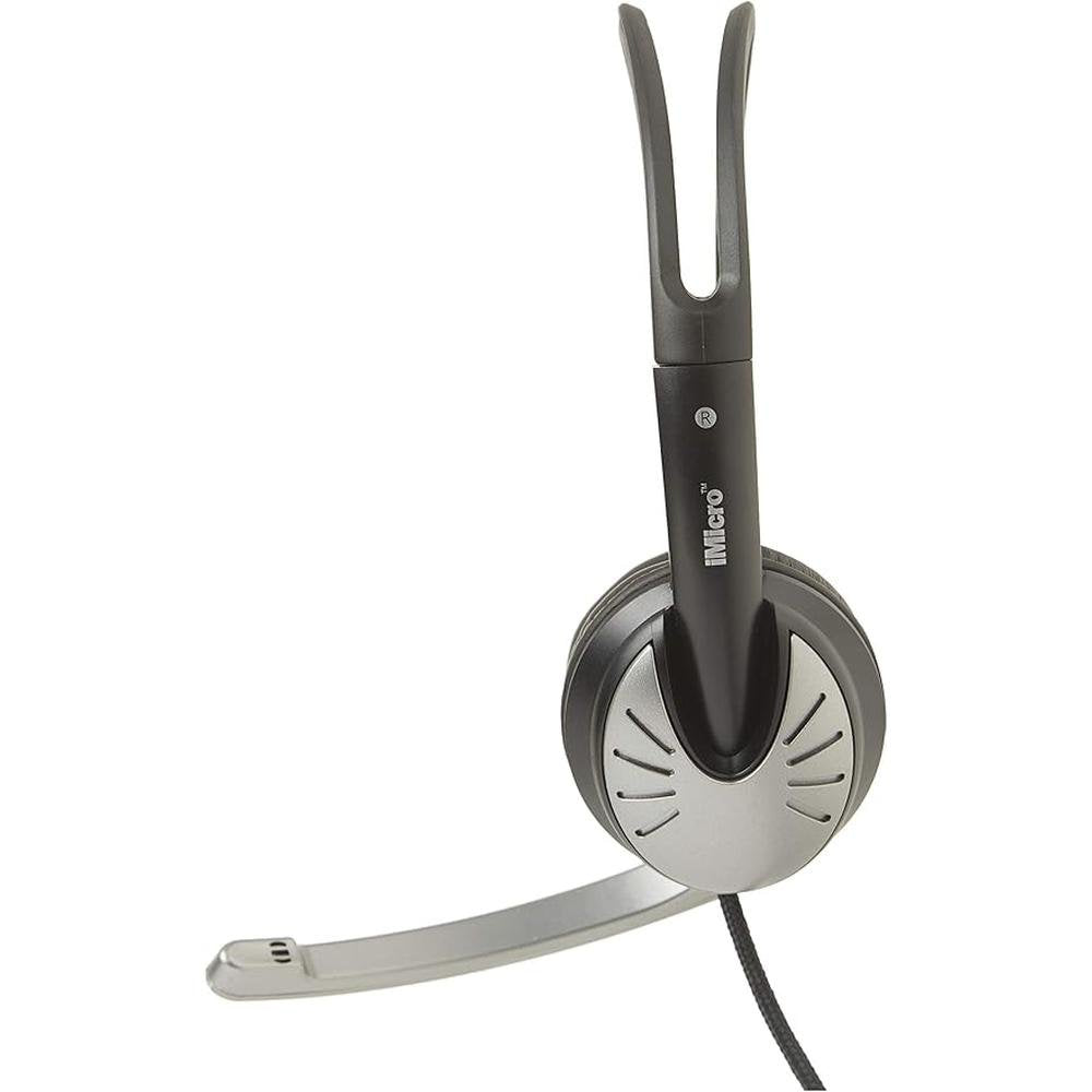 IMME282 USB Dual Headset with Adjustable Microphone Noise – Close-up Detail